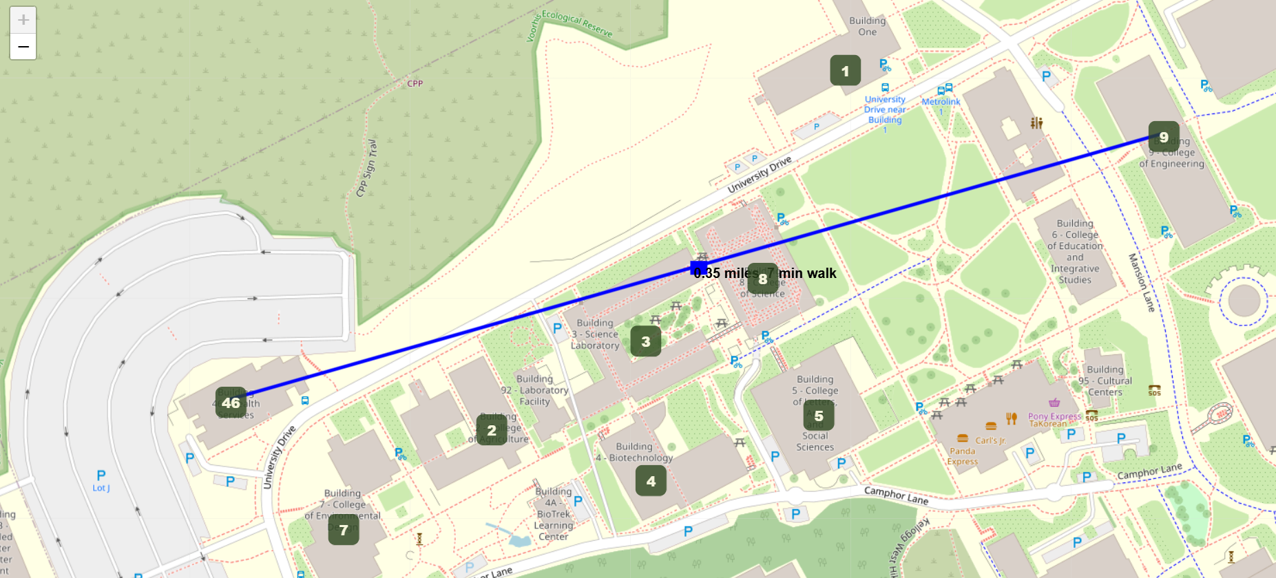 Distance Measurement Example