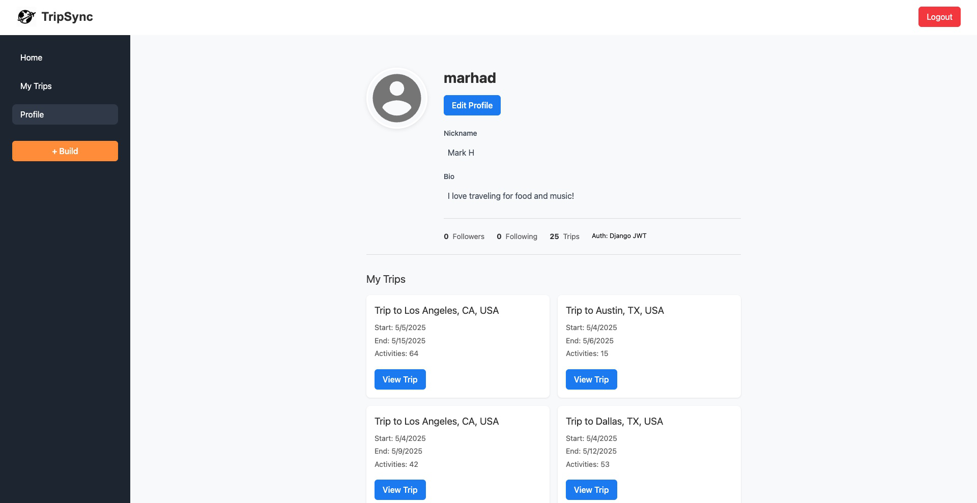 User Profile